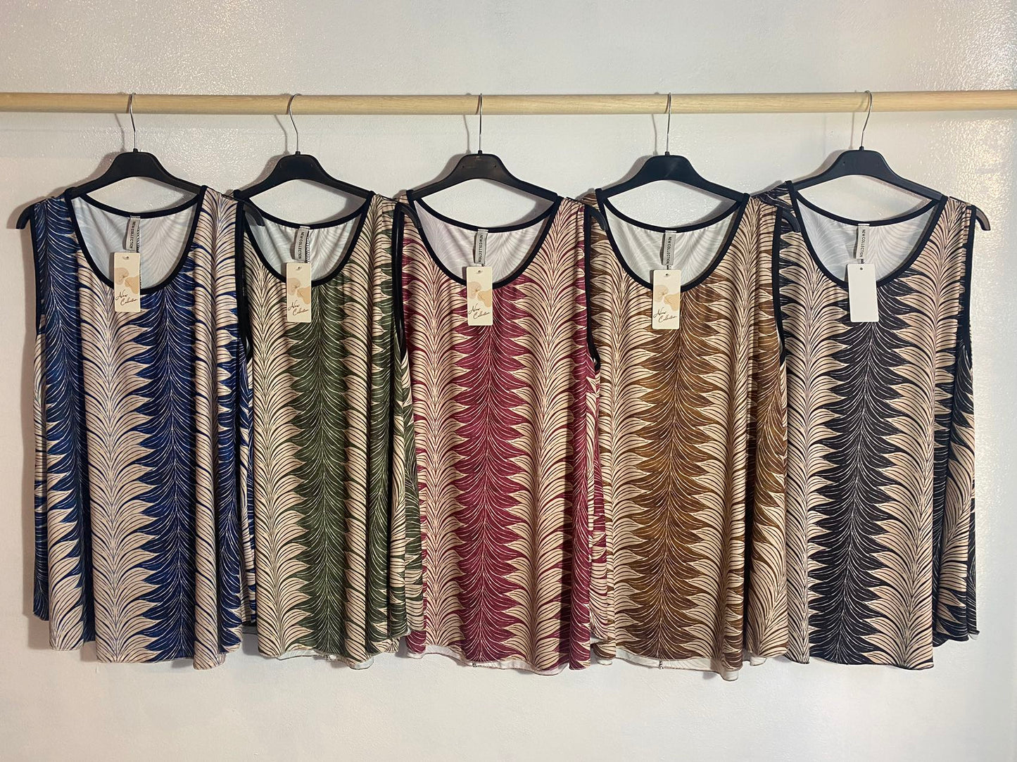 Gemustertes Tanktop Größe 2XL