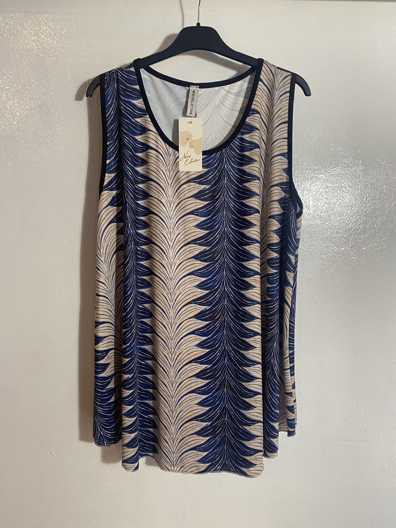 Gemustertes Tanktop Größe 2XL