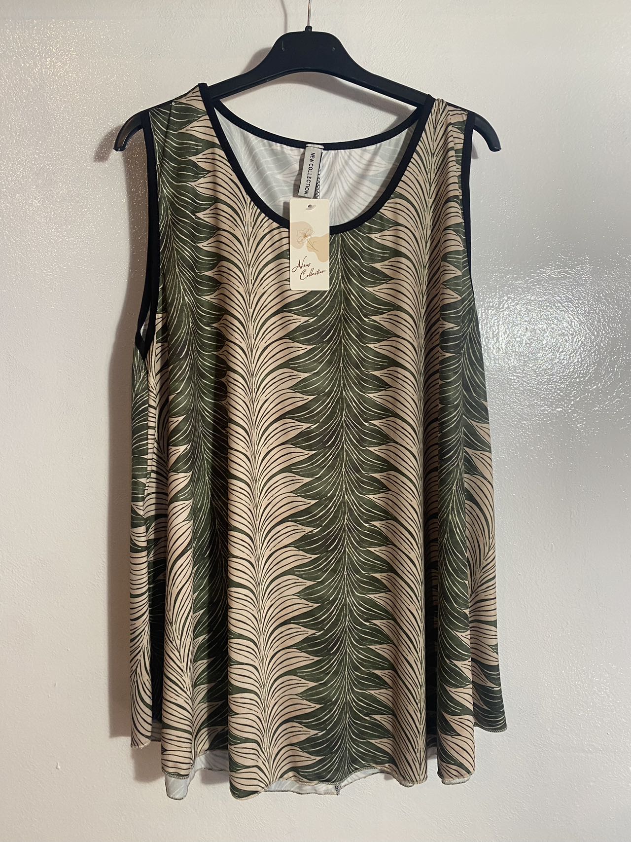 Gemustertes Tanktop Größe 2XL