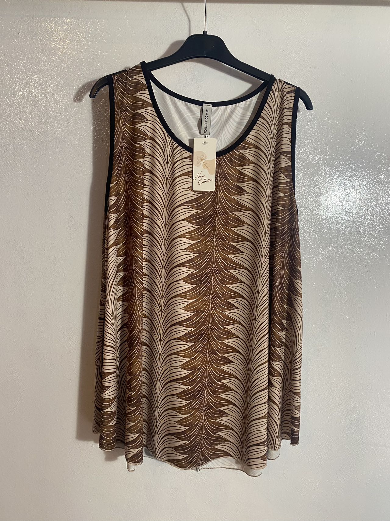 Gemustertes Tanktop Größe 2XL