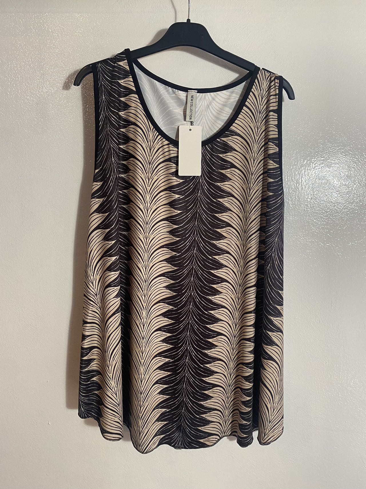 Gemustertes Tanktop Größe 2XL
