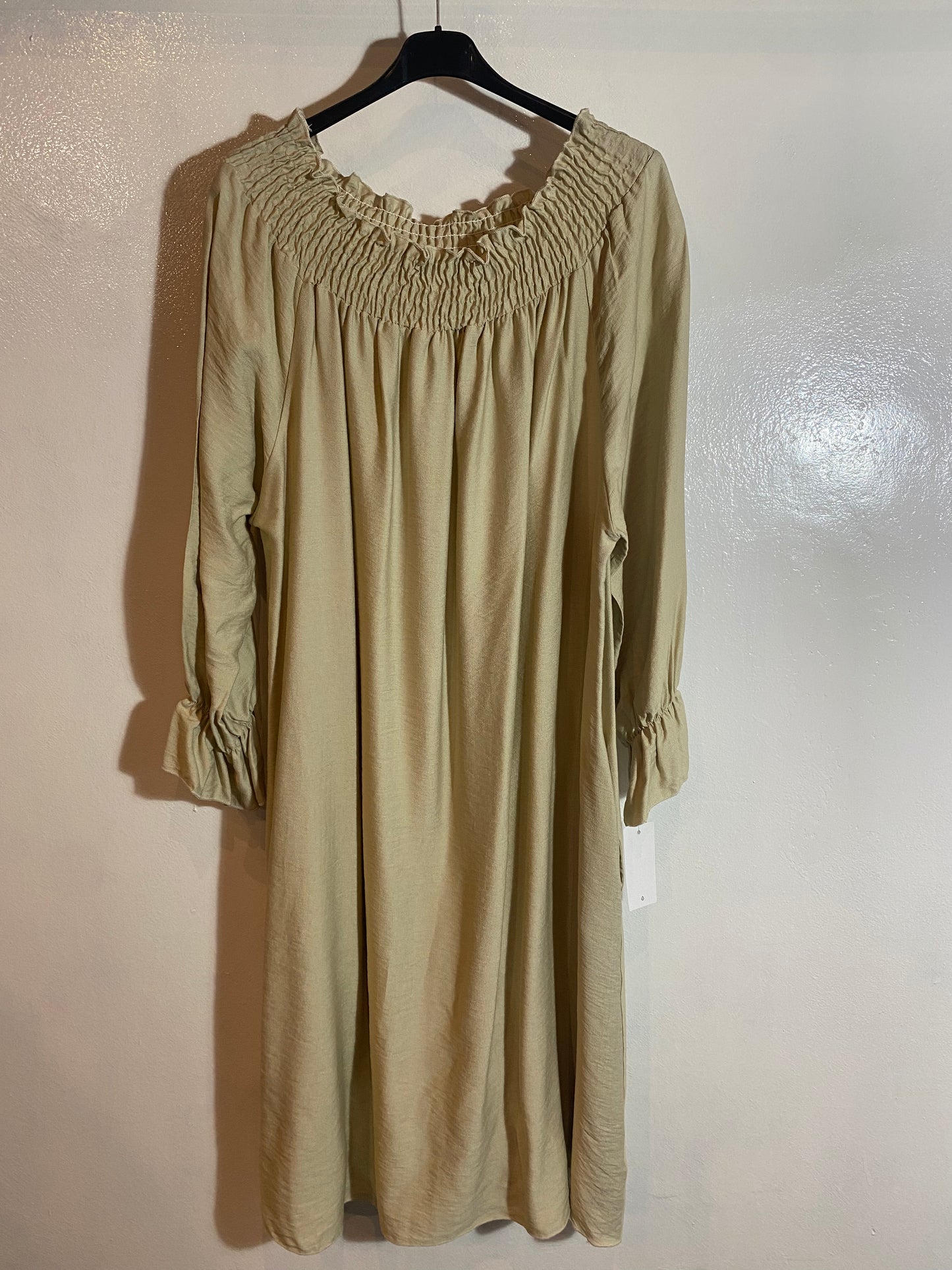 Vestido con bajo de encaje Talla 3XL