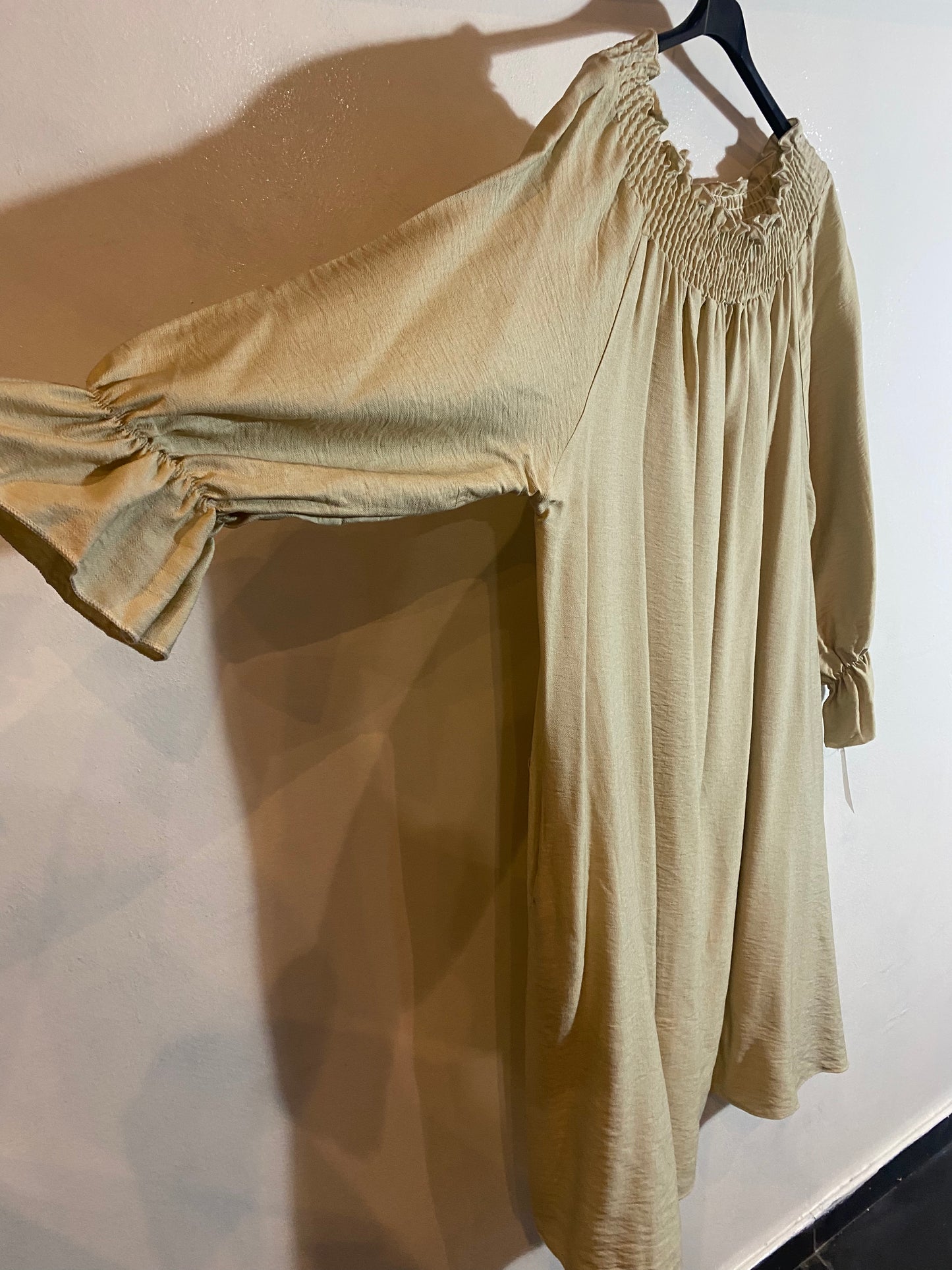 Vestido con bajo de encaje Talla 3XL