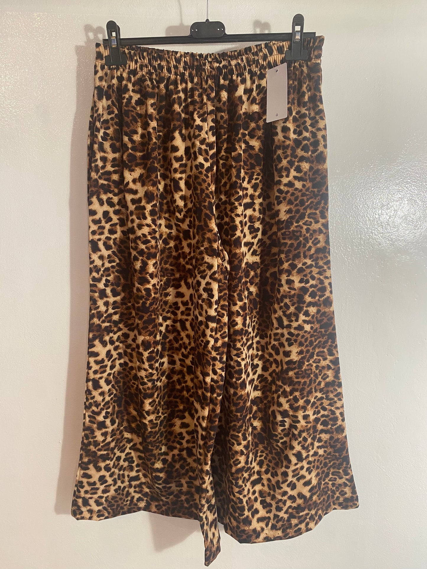 Broek met luipaardprint Maat 1-2XL