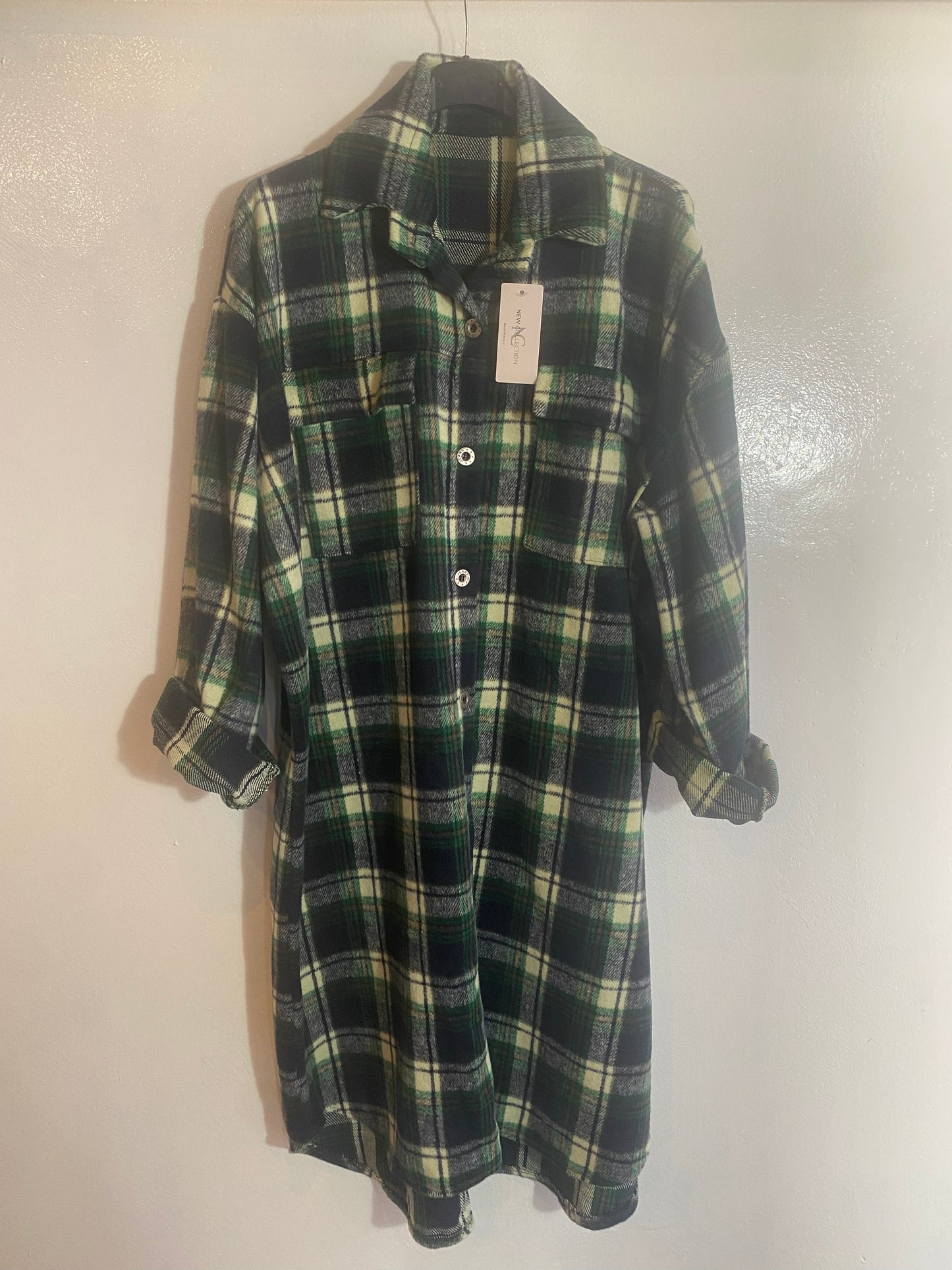 Manteau à carreaux taille 2XL