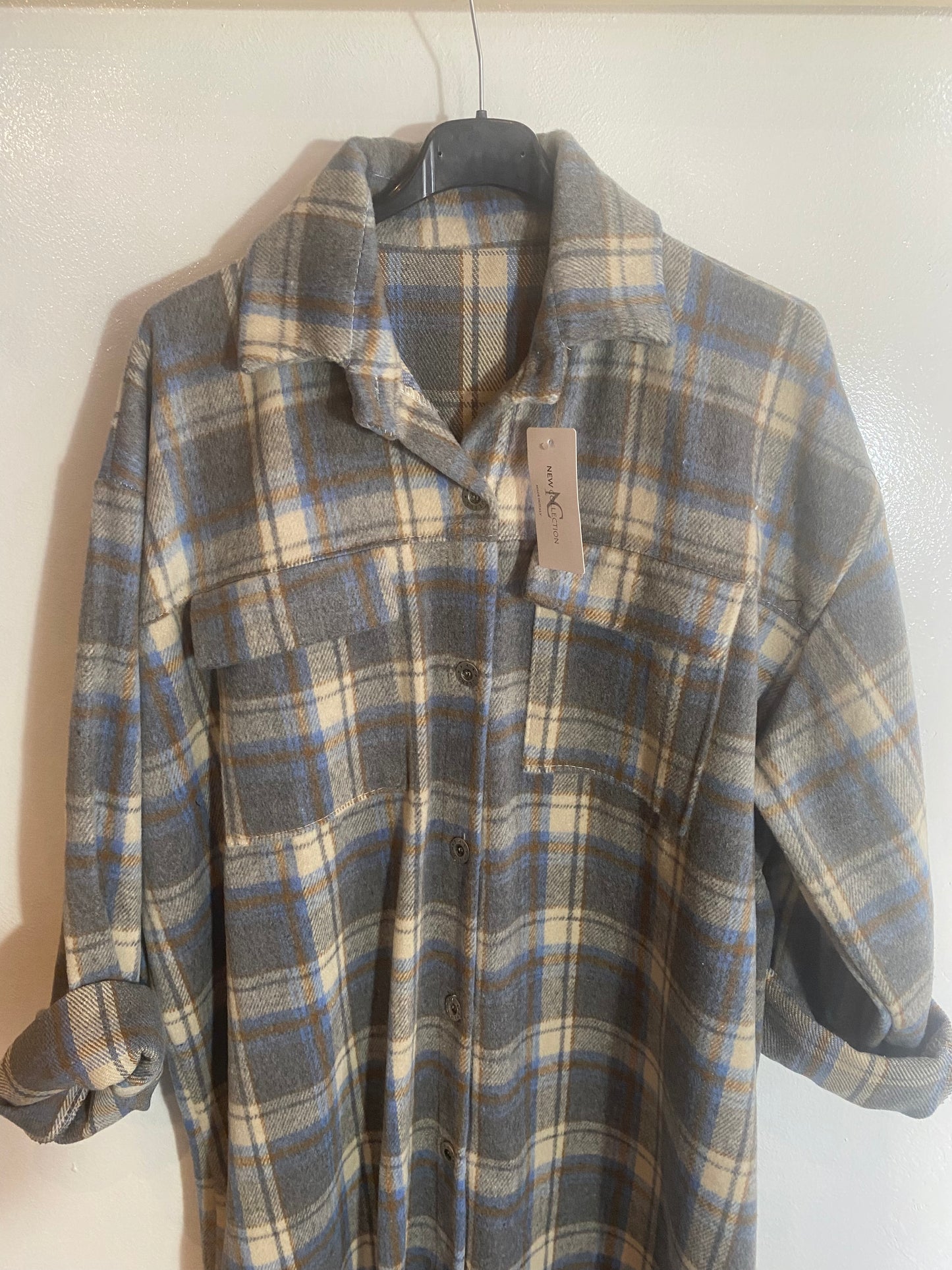 Manteau à carreaux taille 2XL