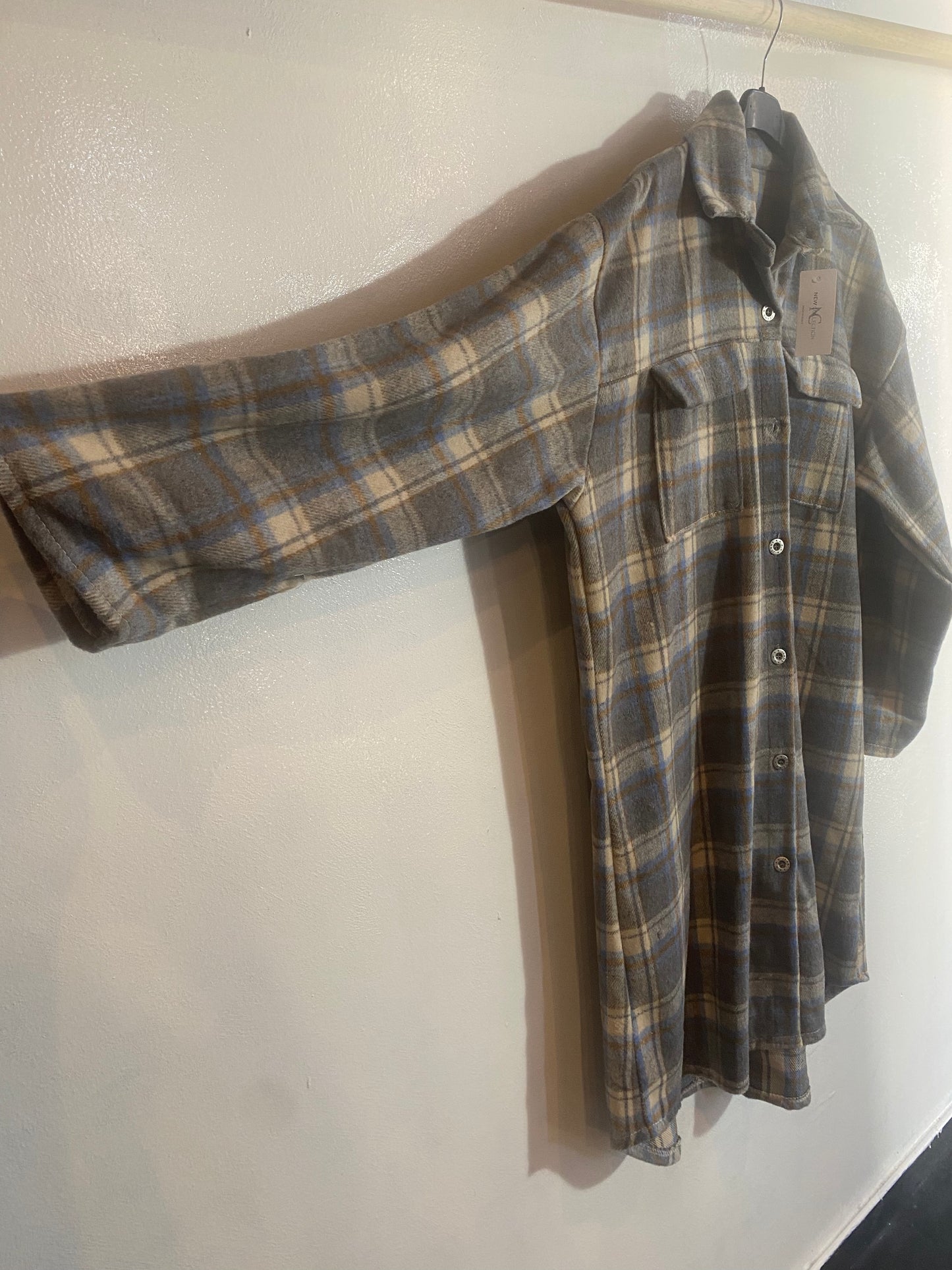 Manteau à carreaux taille 2XL