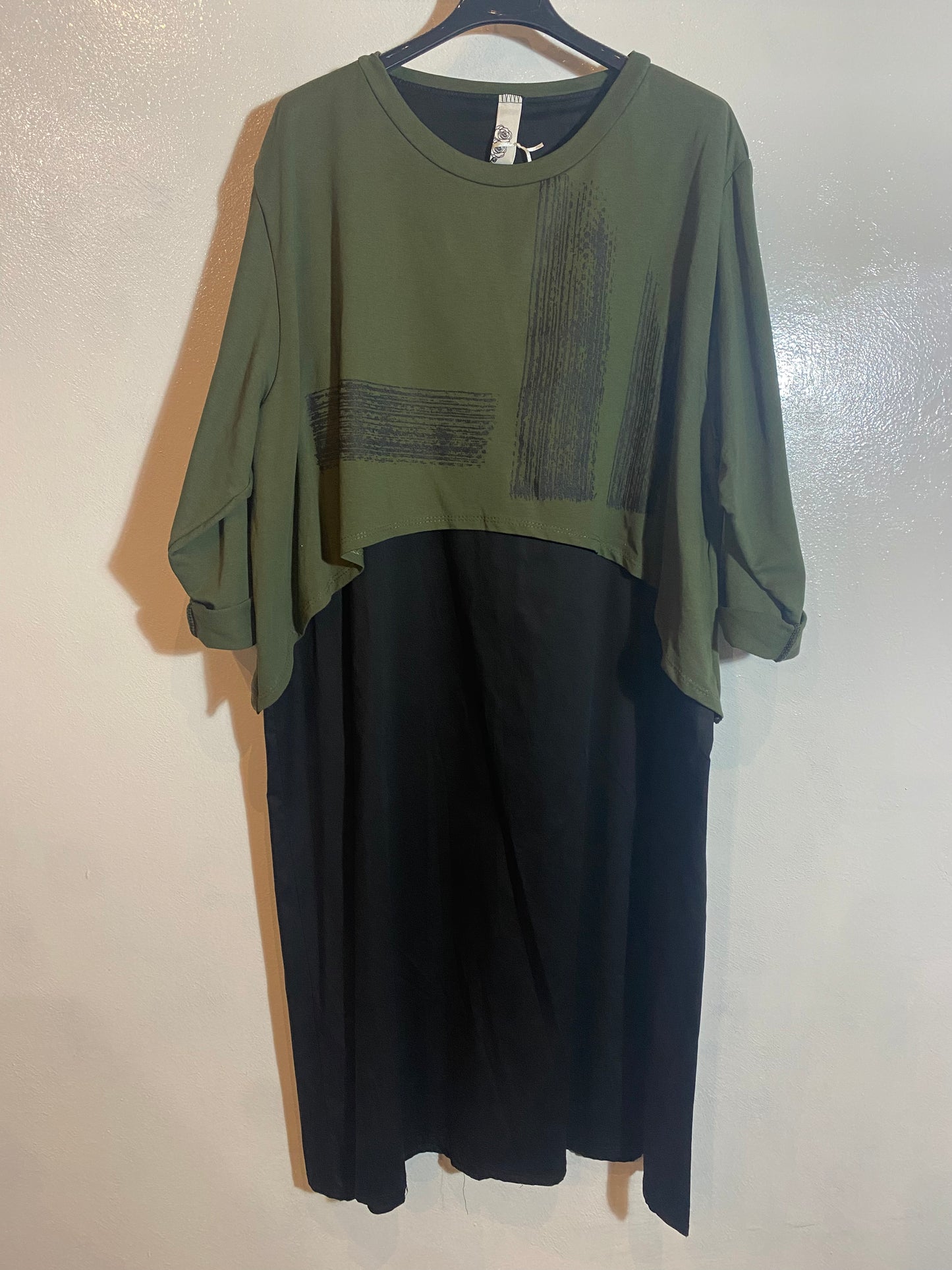 Kleid mit Print, Größe 2XL