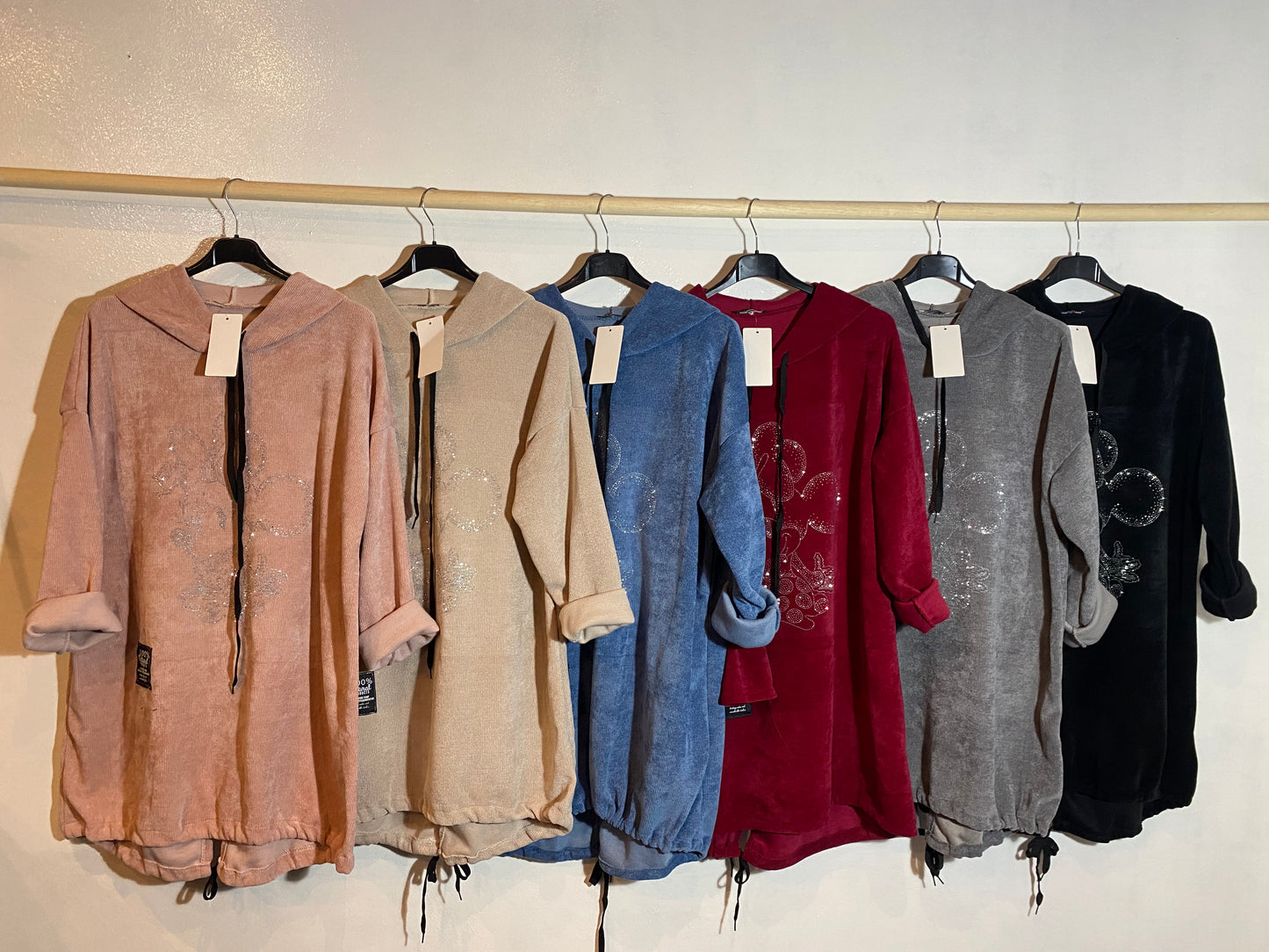 Kapuzenpullover Größe 2XL
