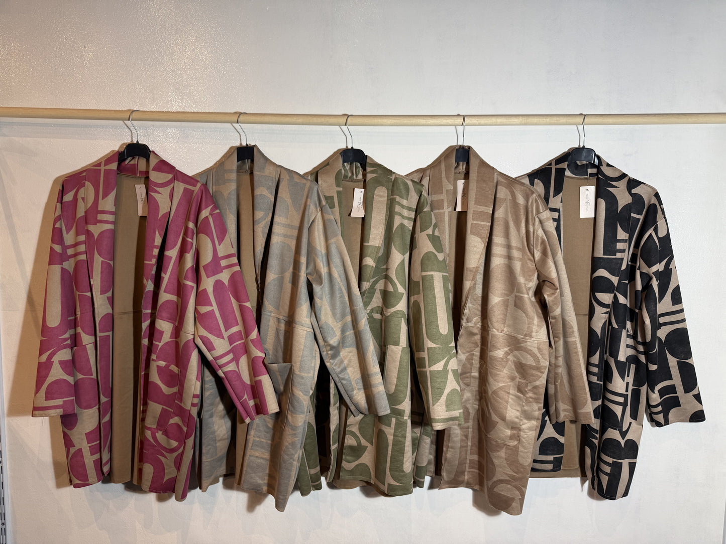 Bedruckte Jacke Größe 3XL