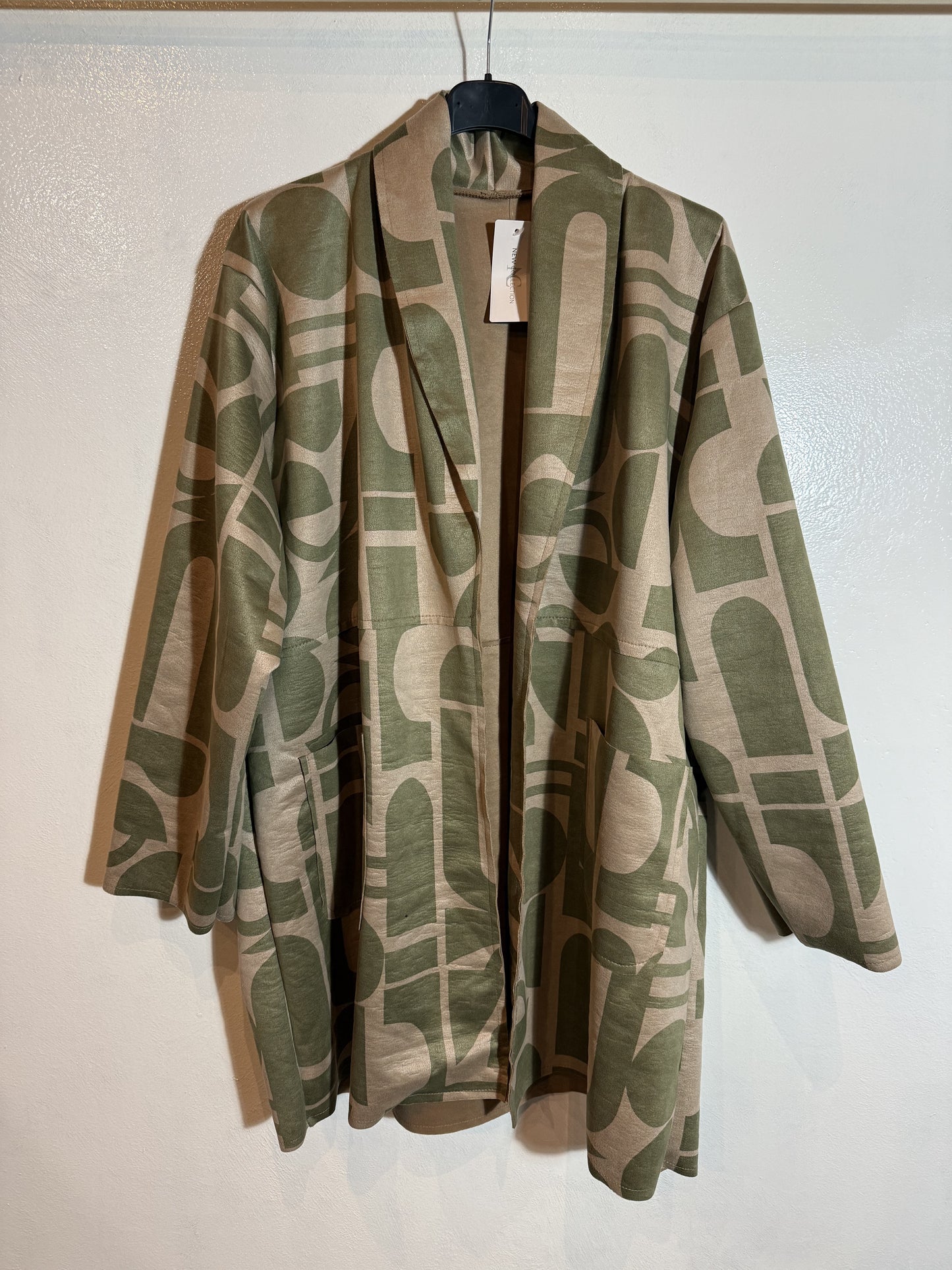 Bedruckte Jacke Größe 3XL