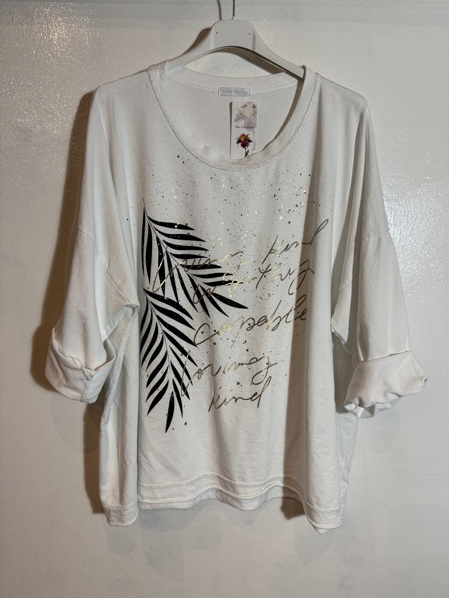 Bedrucktes T-Shirt Größe 2XL