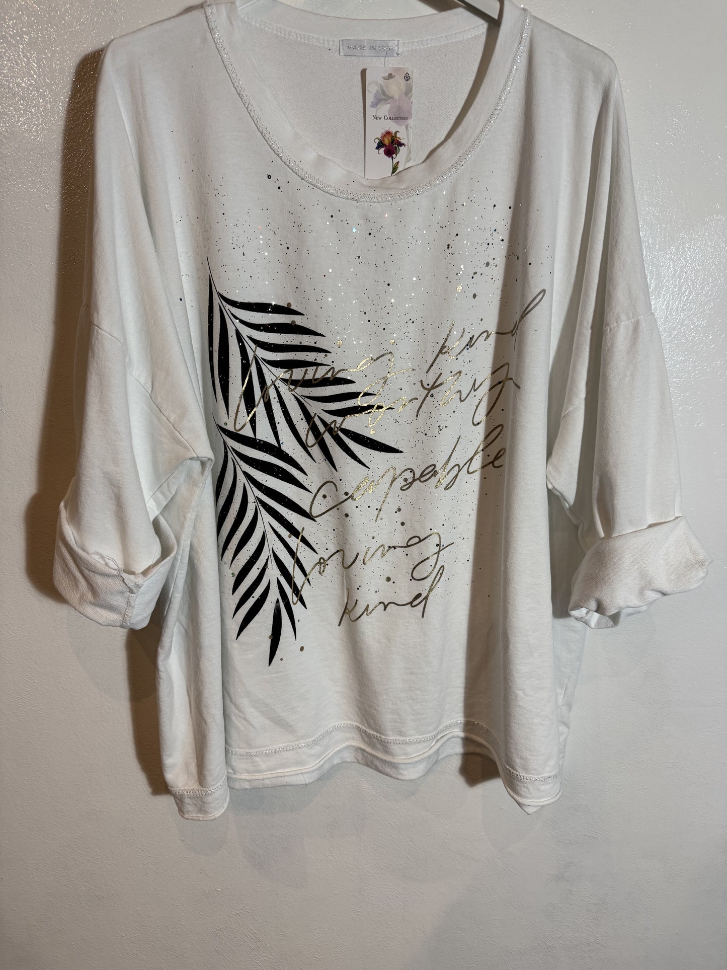 Bedrucktes T-Shirt Größe 2XL