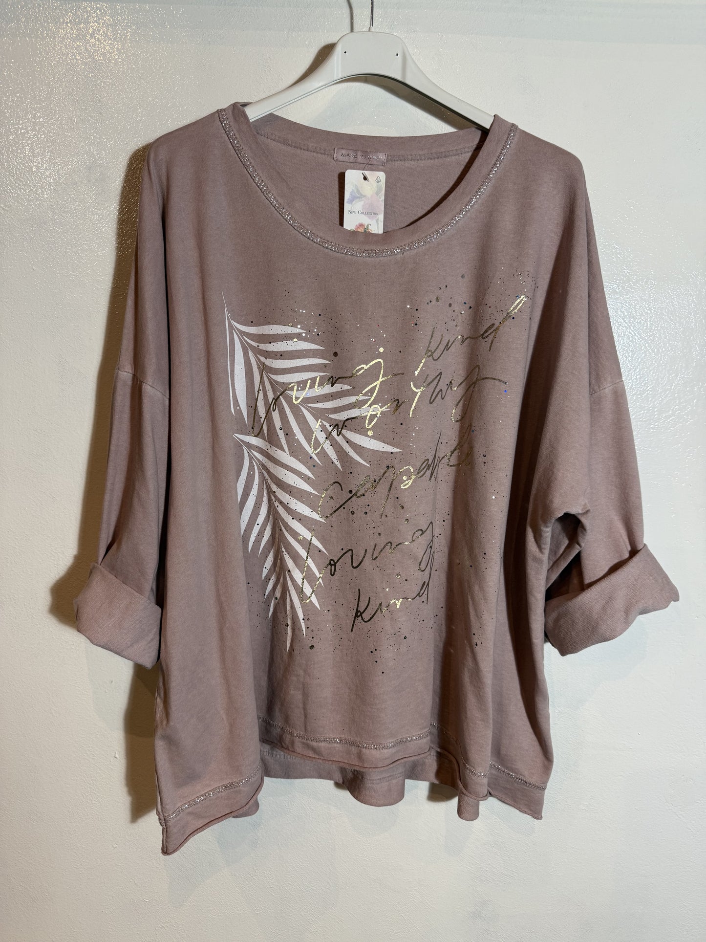 Bedrucktes T-Shirt Größe 2XL