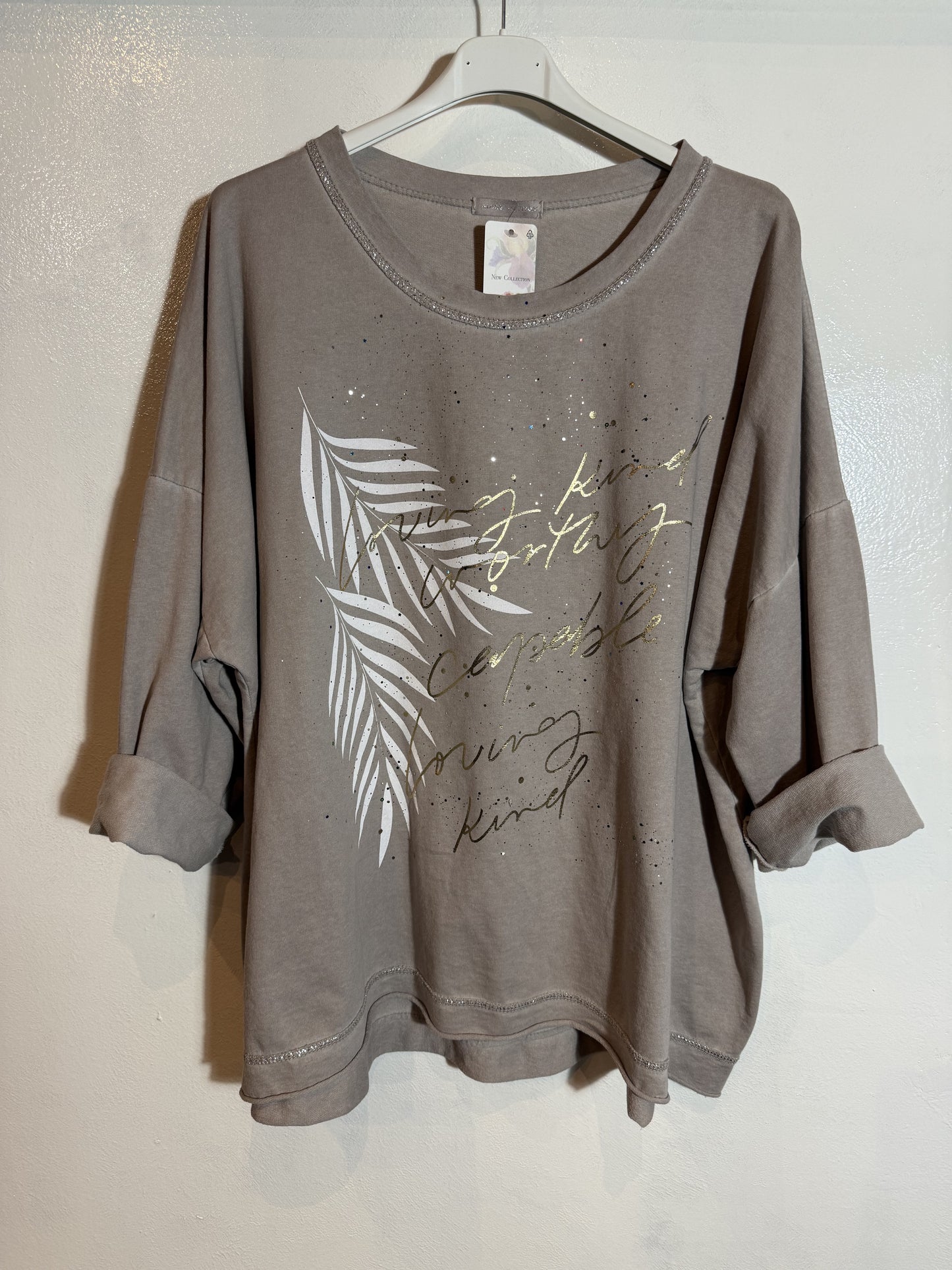 Bedrucktes T-Shirt Größe 2XL
