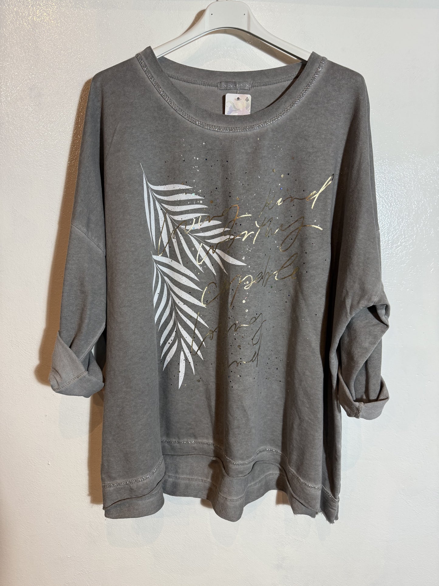 Bedrucktes T-Shirt Größe 2XL