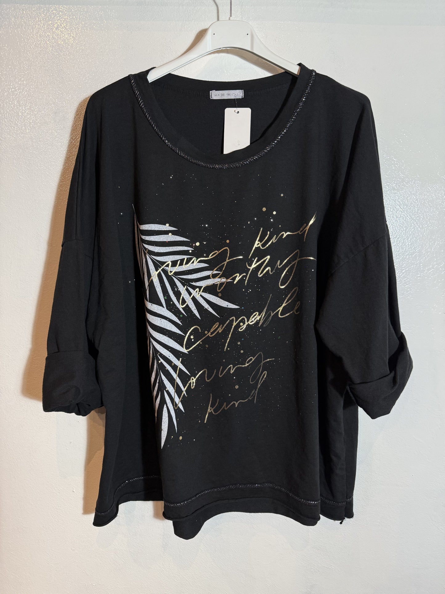 Bedrucktes T-Shirt Größe 2XL