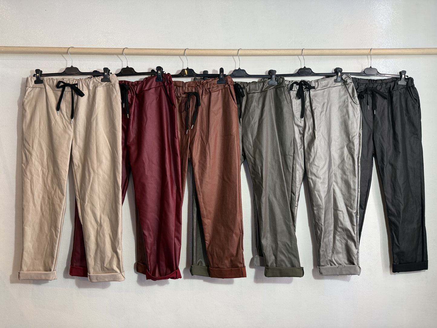 Pantaloni di ecopelle Tg.1XL