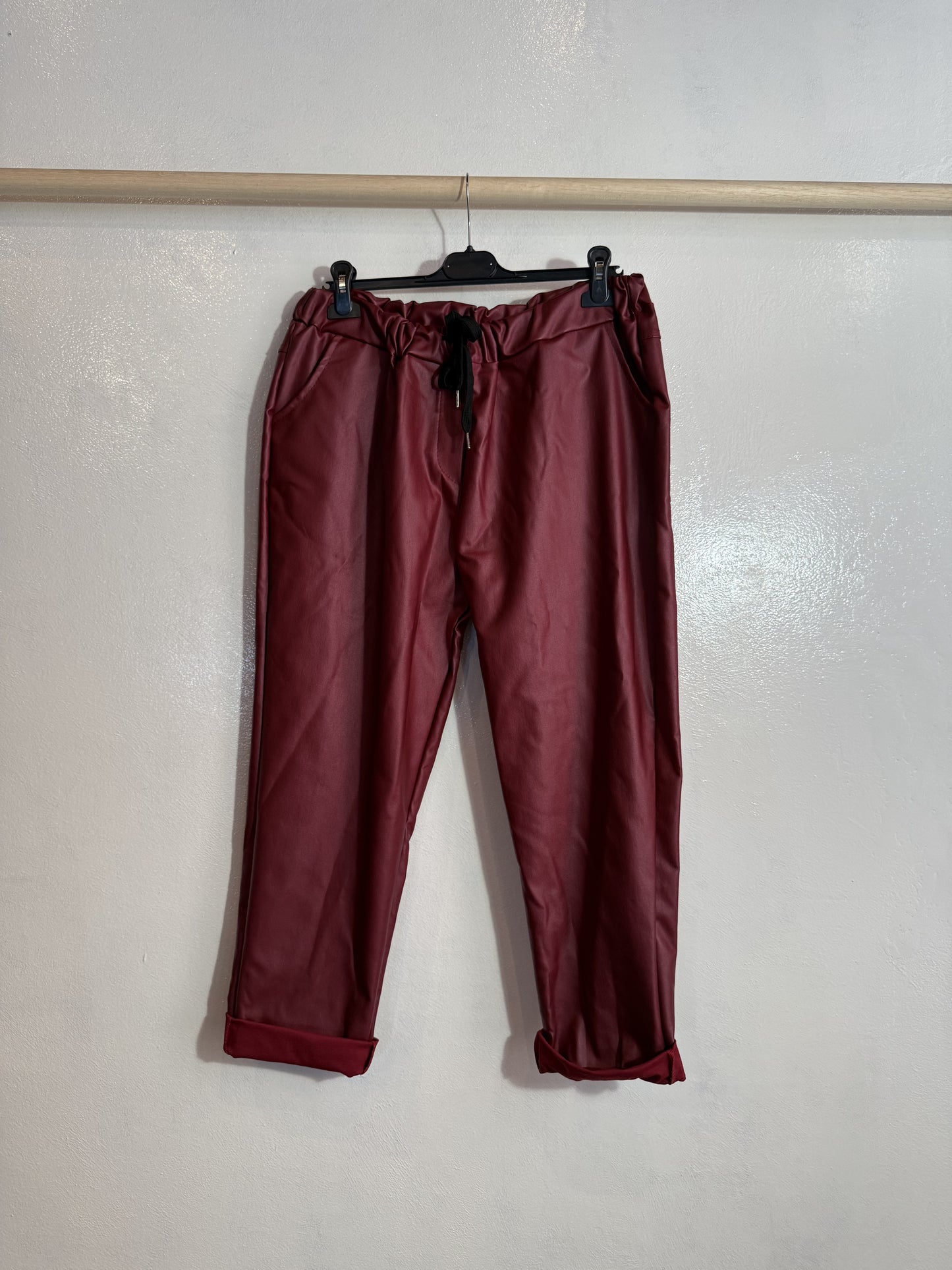 Pantaloni di ecopelle Tg.1XL