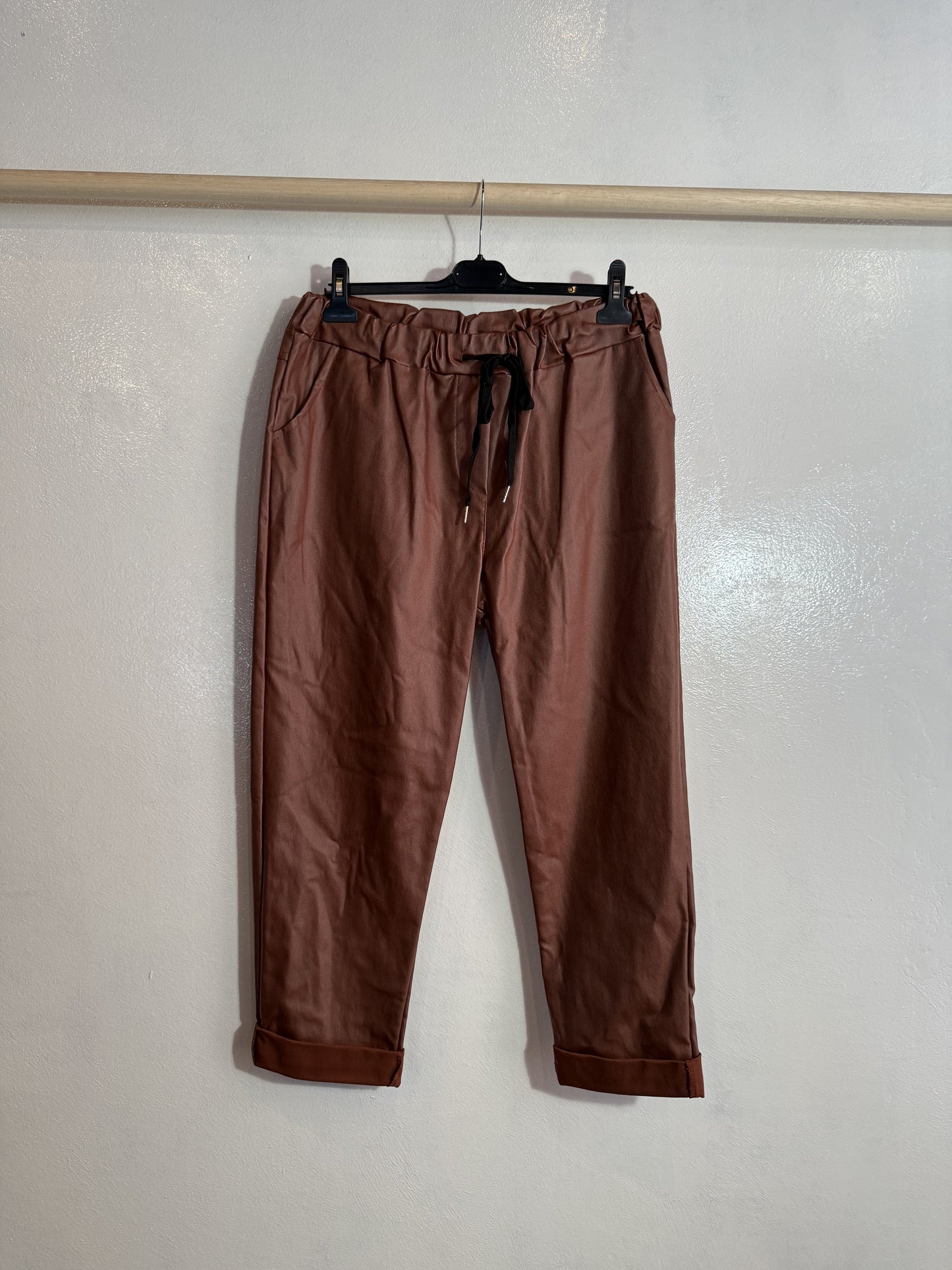 Pantaloni di ecopelle Tg.1XL