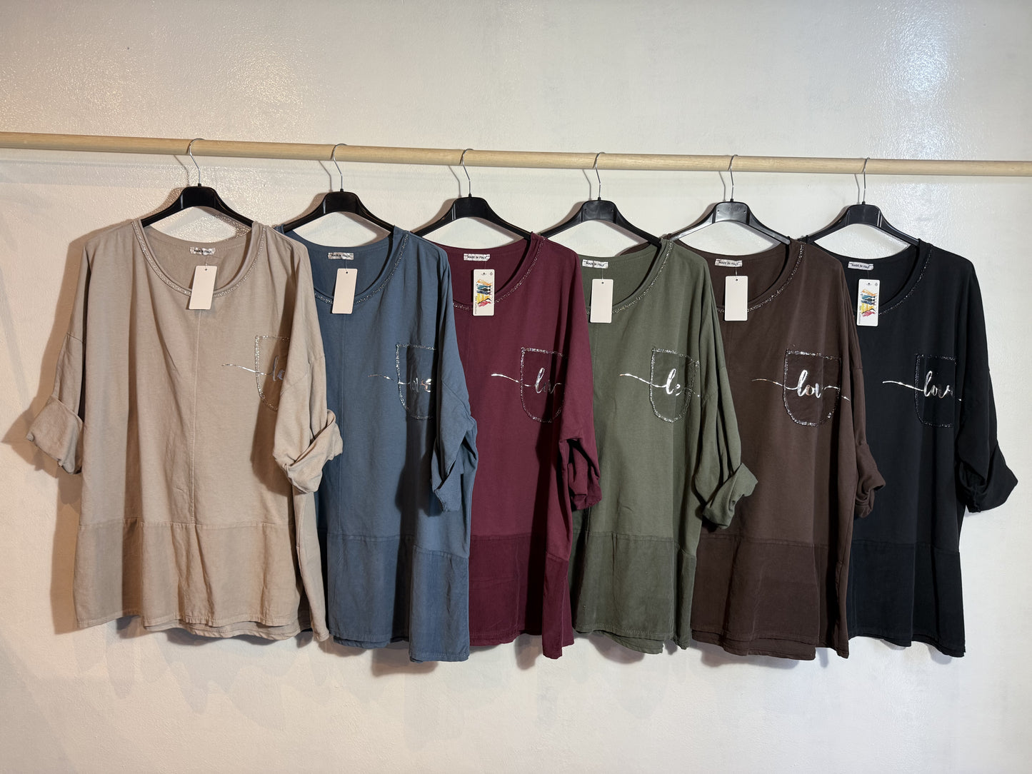 Baumwoll-T-Shirt Größe 2XL