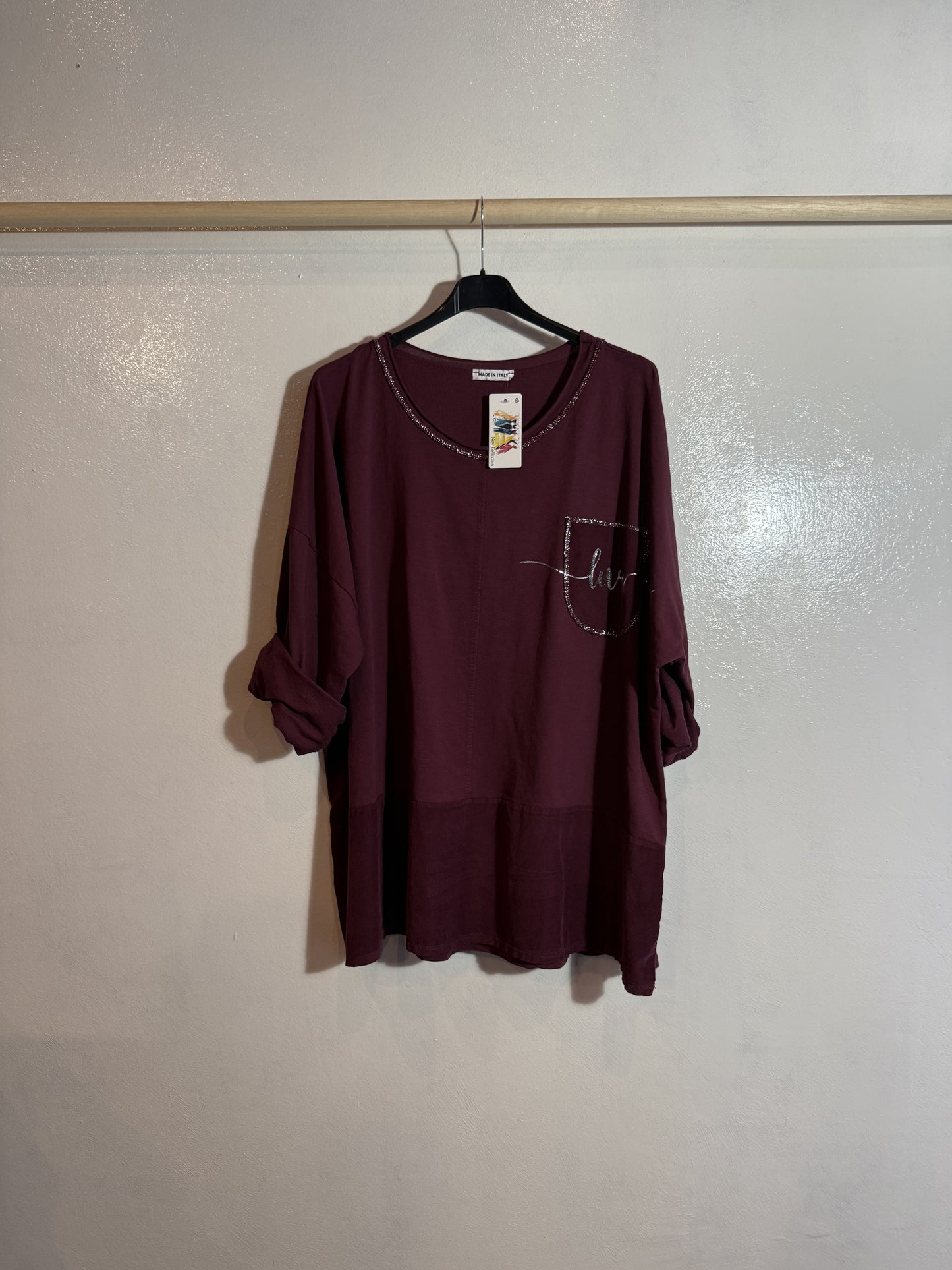 Baumwoll-T-Shirt Größe 2XL