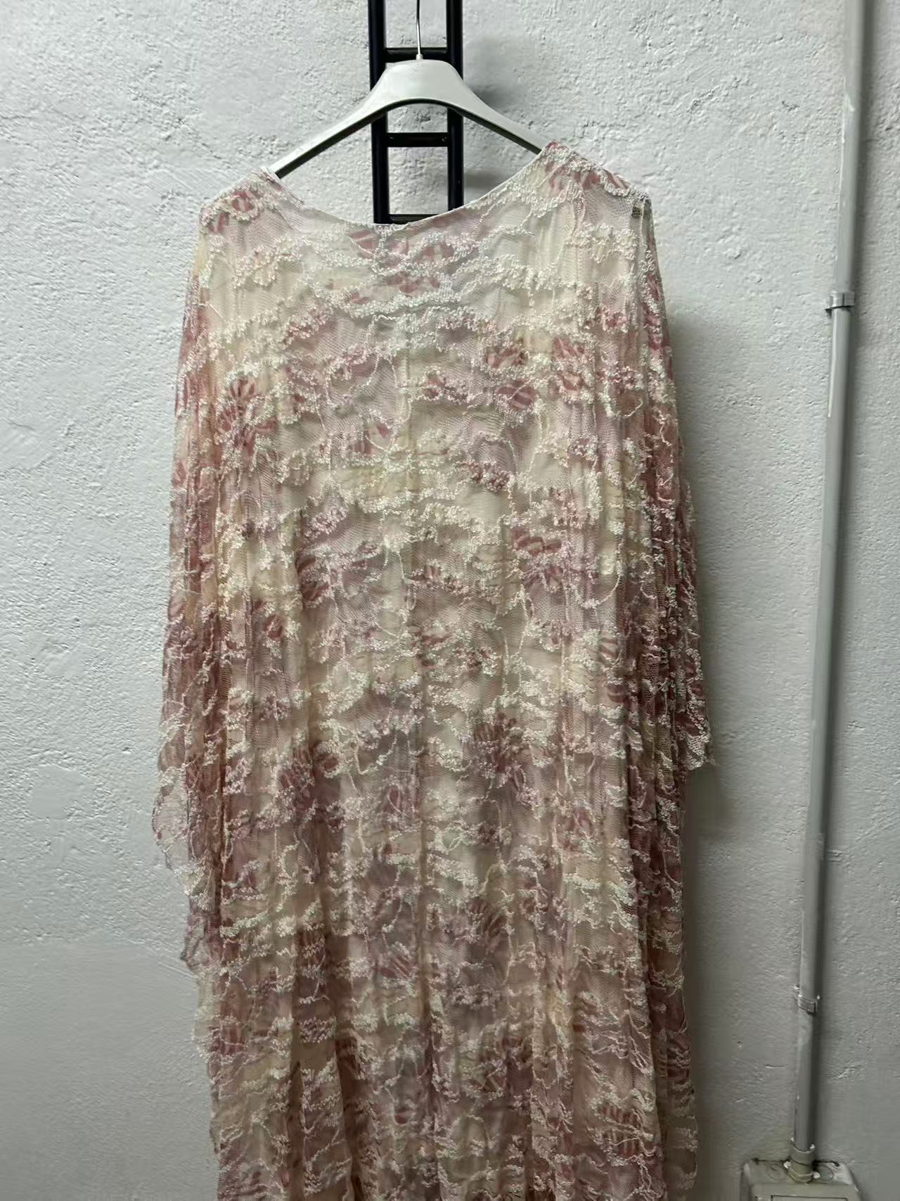 Caftano in pizzo Tg.5XL