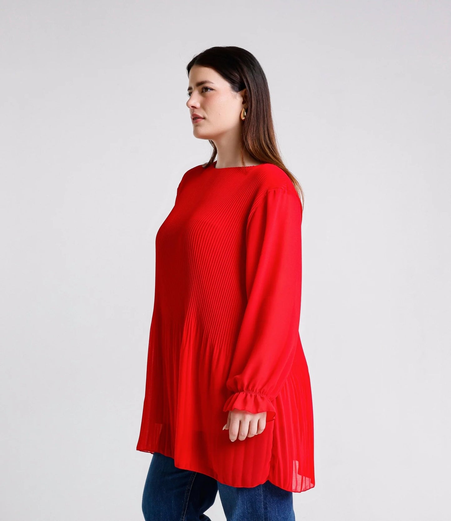 Maglia plissettata Tg.4XL