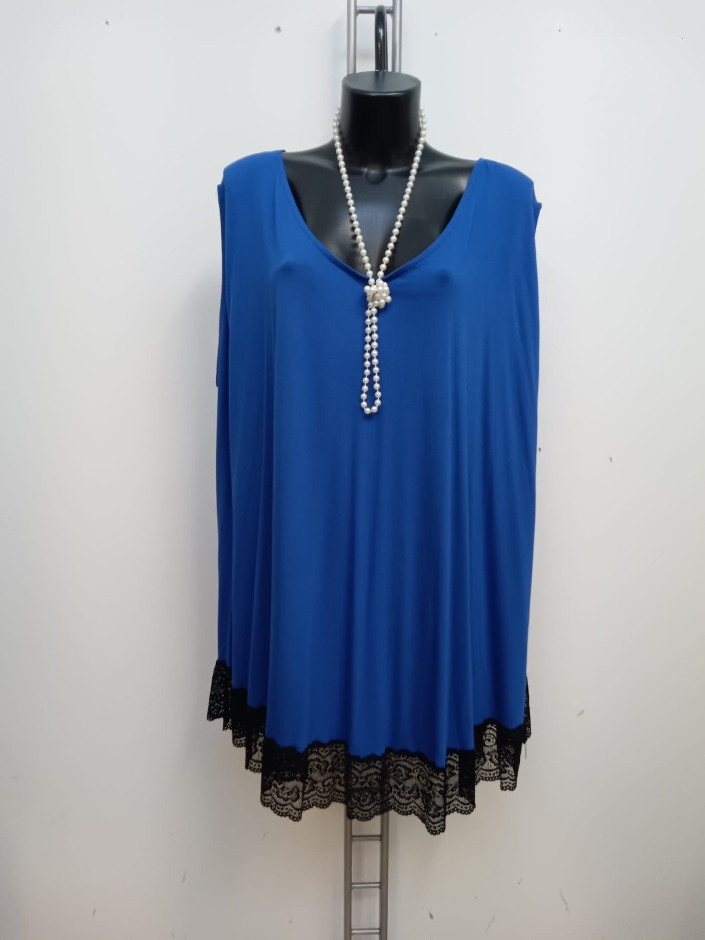 Canotta con Pizzo Cod.Ag006 Tg.66+ - taglie_forti