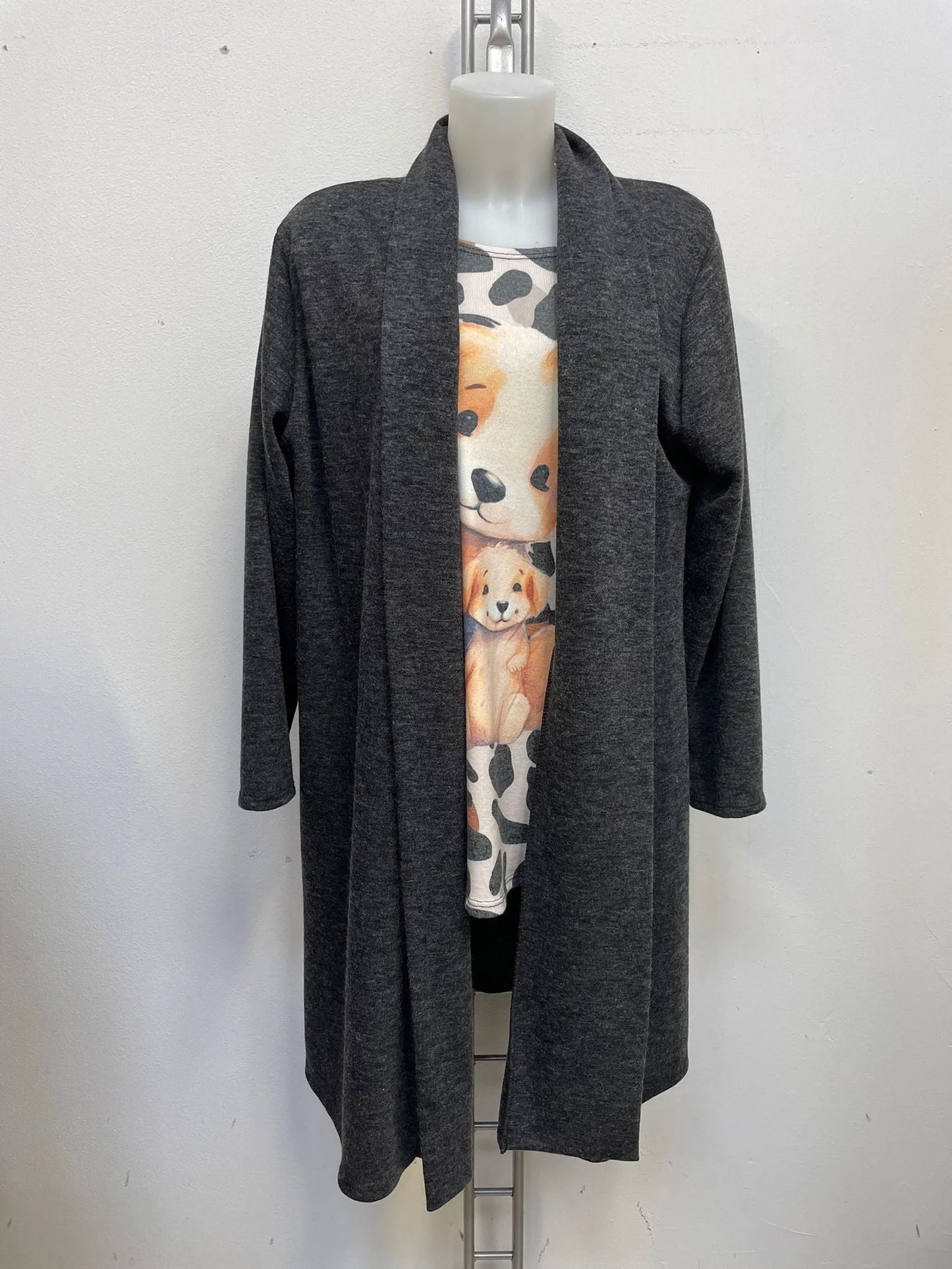 Cardigan lungo di acrilico Tg.3XL