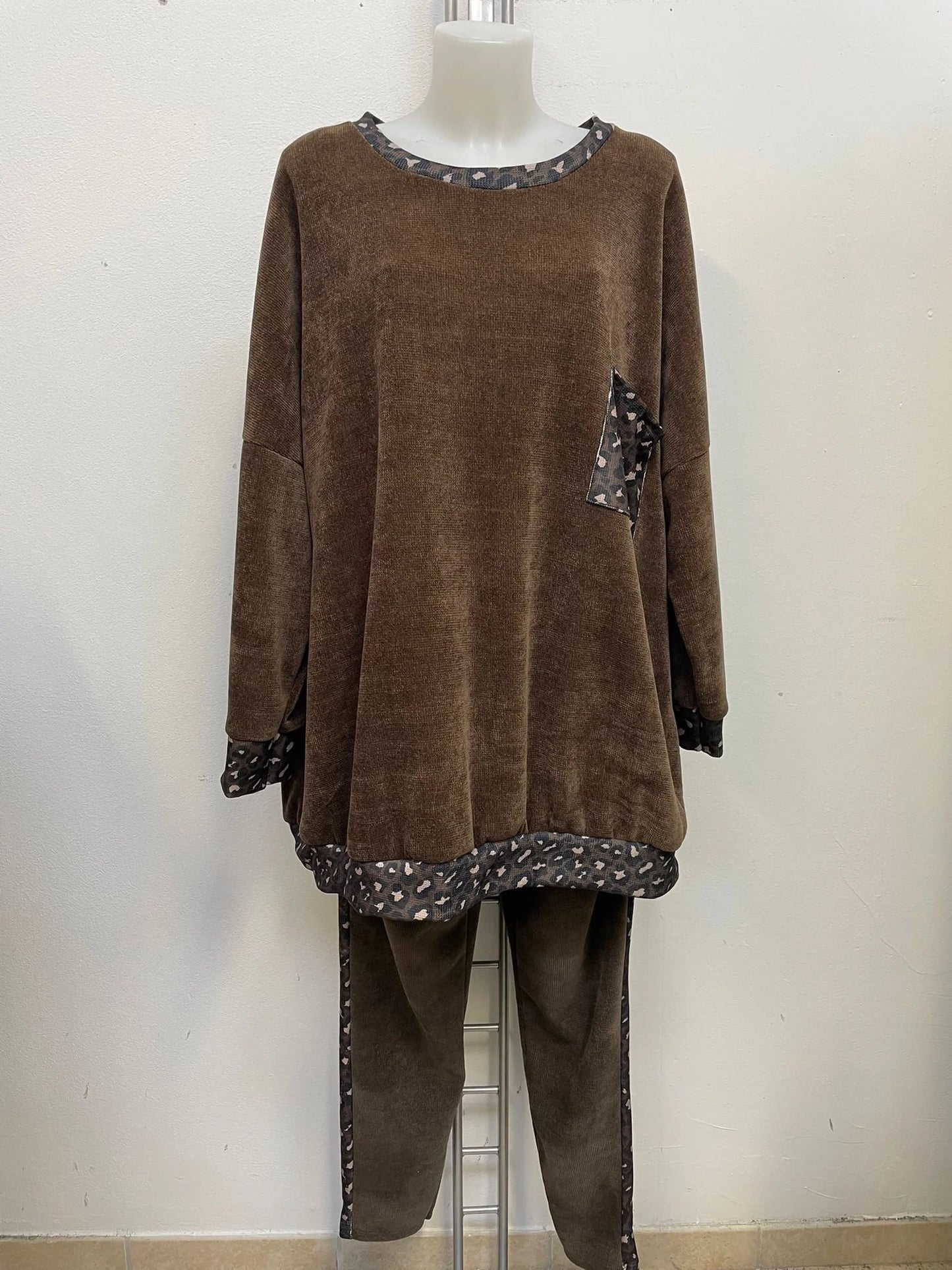 Conjunto de terciopelo Talla 3XL