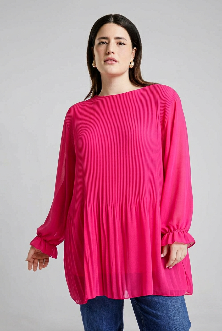 Plisseepullover Größe 4XL