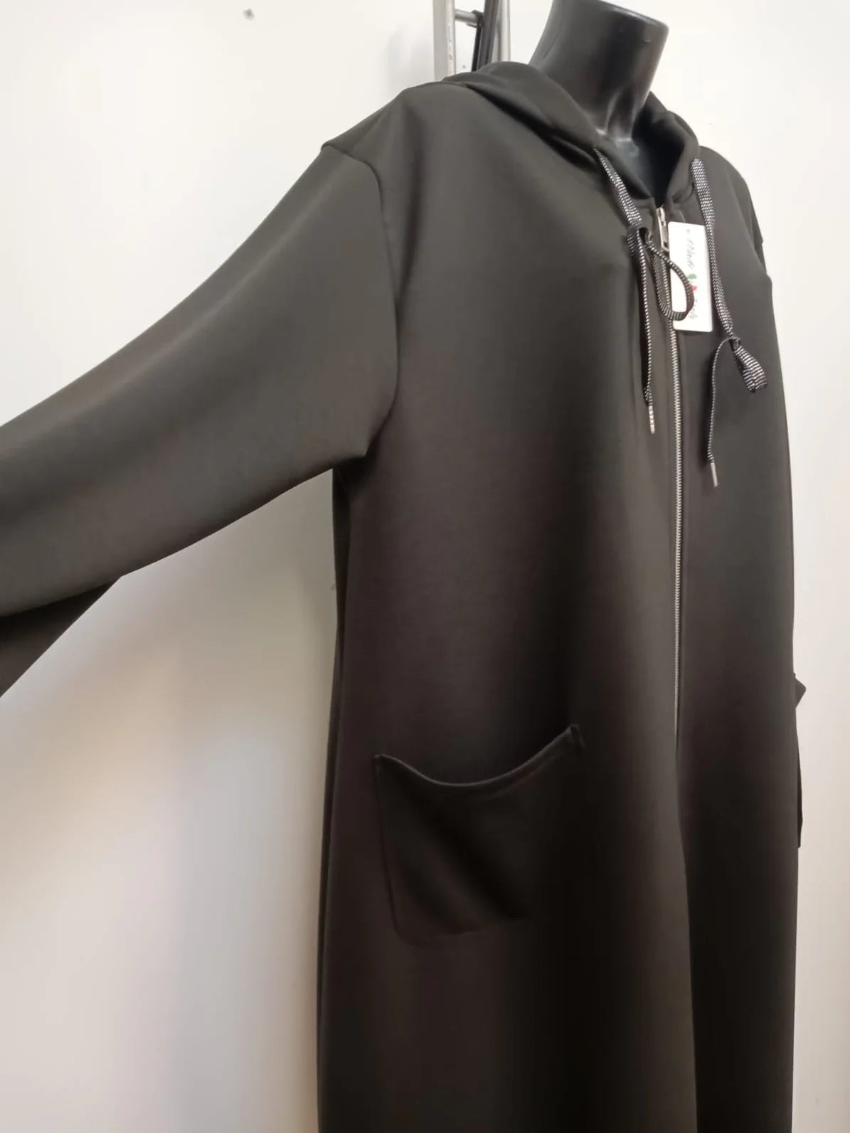 Chaqueta larga de algodón Talla 4XL