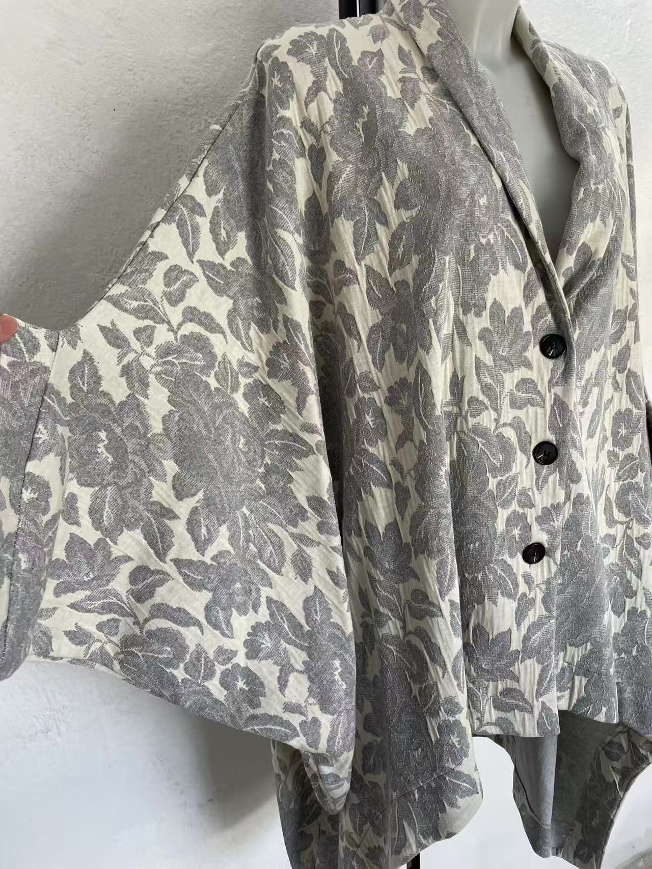 Giacca maniche pipistrello Cod.Fe063 Tg.62 - 66 - taglie_forti