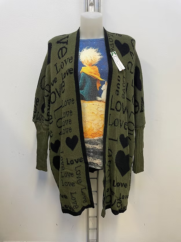 Strickjacke Größe 5XL