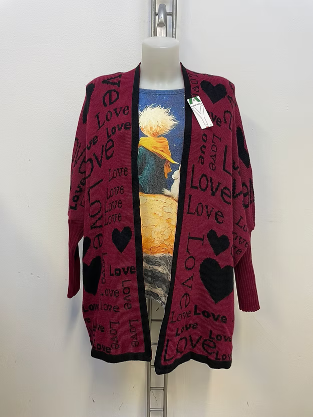 Strickjacke Größe 5XL