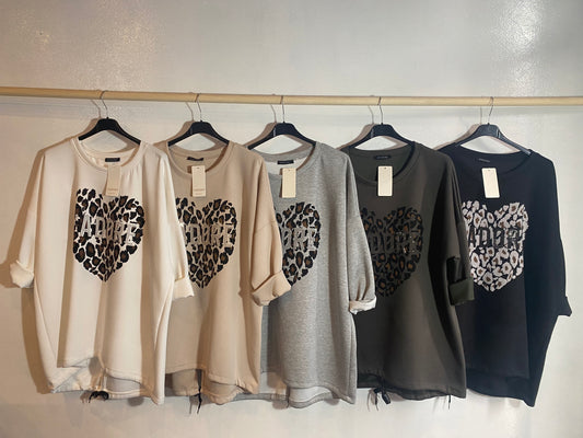 Trui met print 2XL