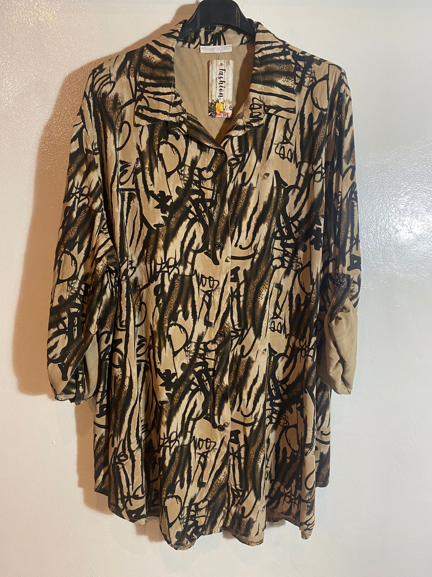 Overhemd met knopen Maat 2XL