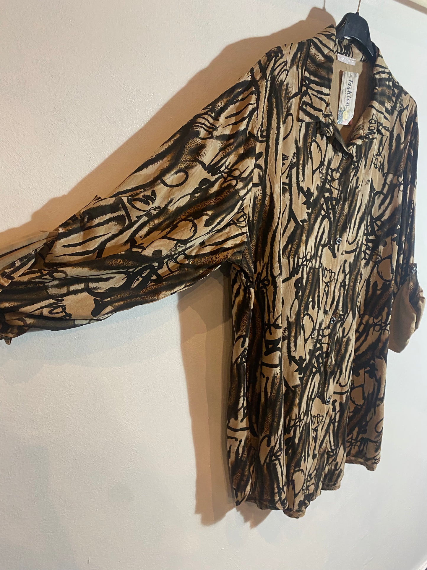 Overhemd met knopen Maat 2XL