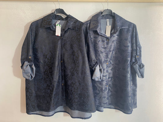 Camicia di jeans Tg.3XL