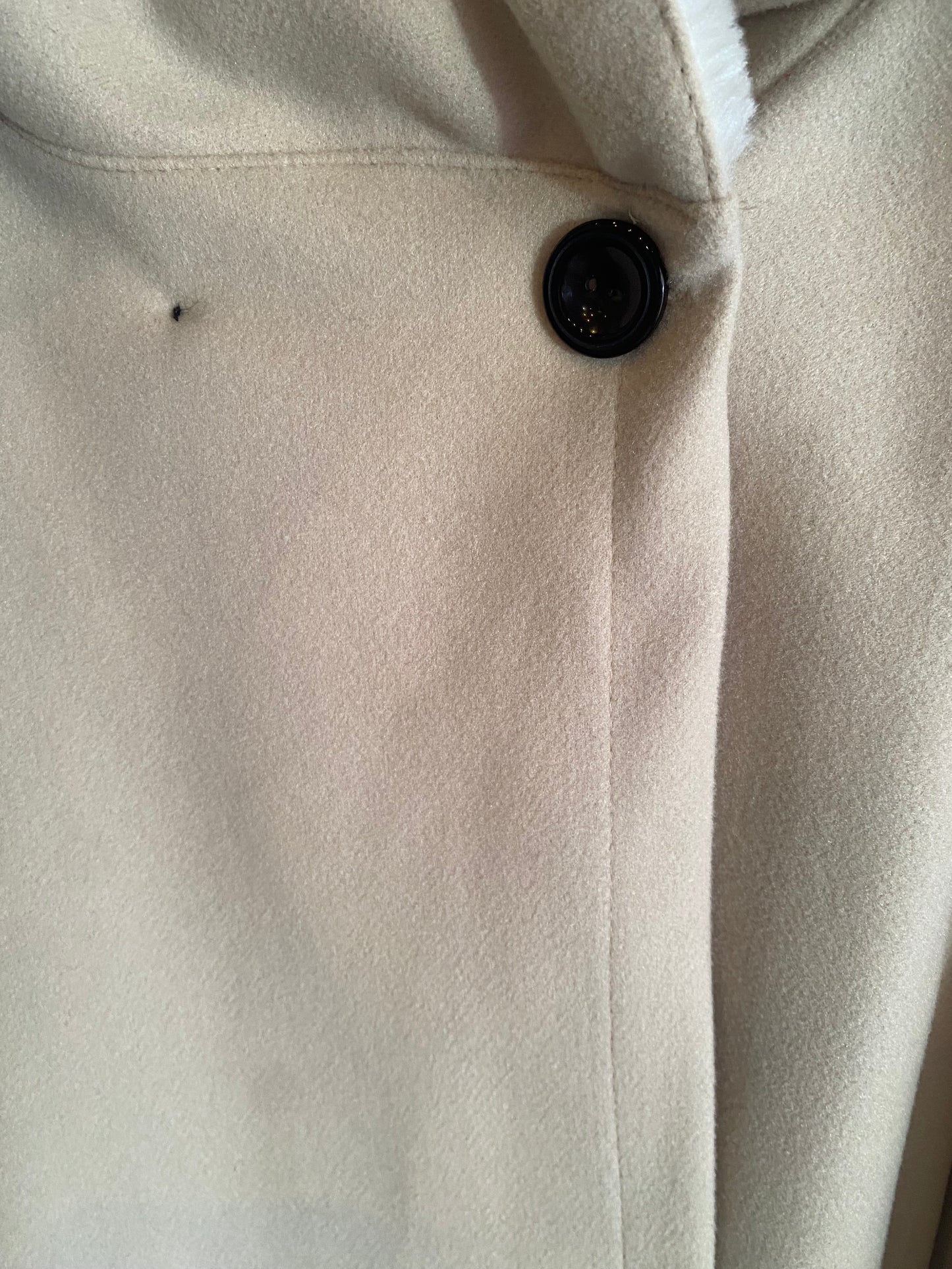 Giacca con il pellicciotto al collo Tg.2XL