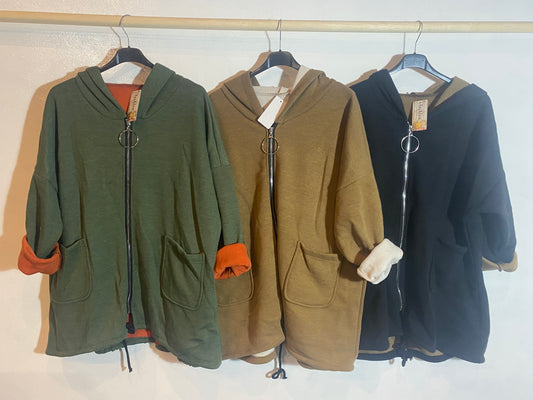 Giacca cerniera Tg.2XL