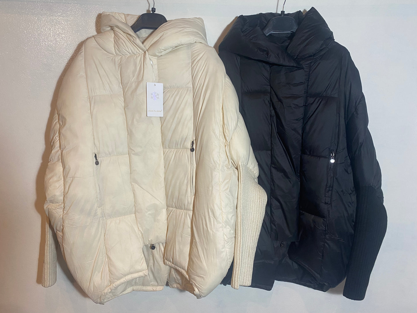 Piumino maniche strette Tg.3XL