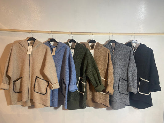 Giacca con Cappuccio Tg.2XL