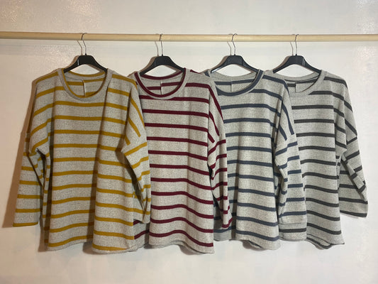 Gestreepte T-shirt Maat 2XL