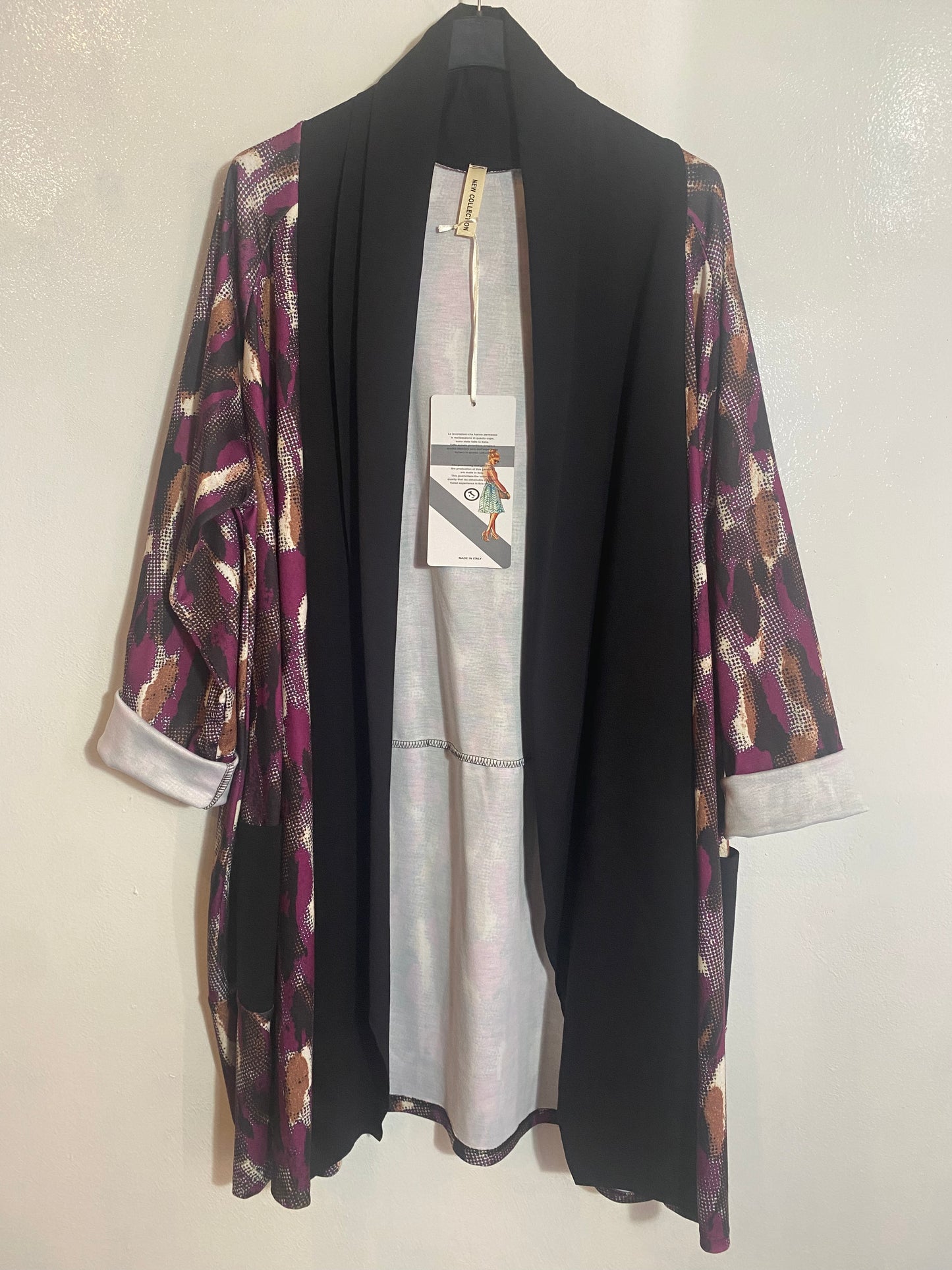 Cardigan colorata Tg.4XL