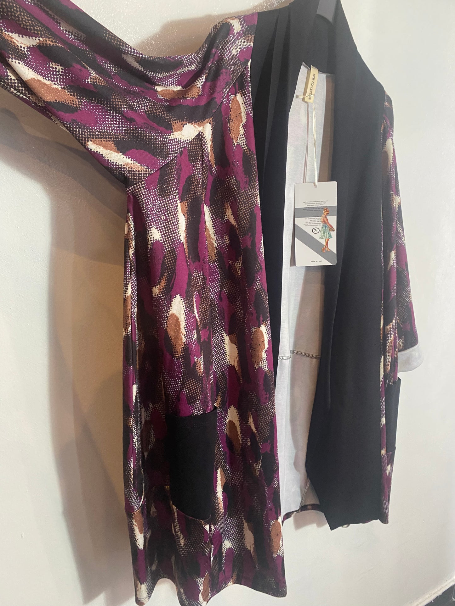 Cardigan colorata Tg.4XL