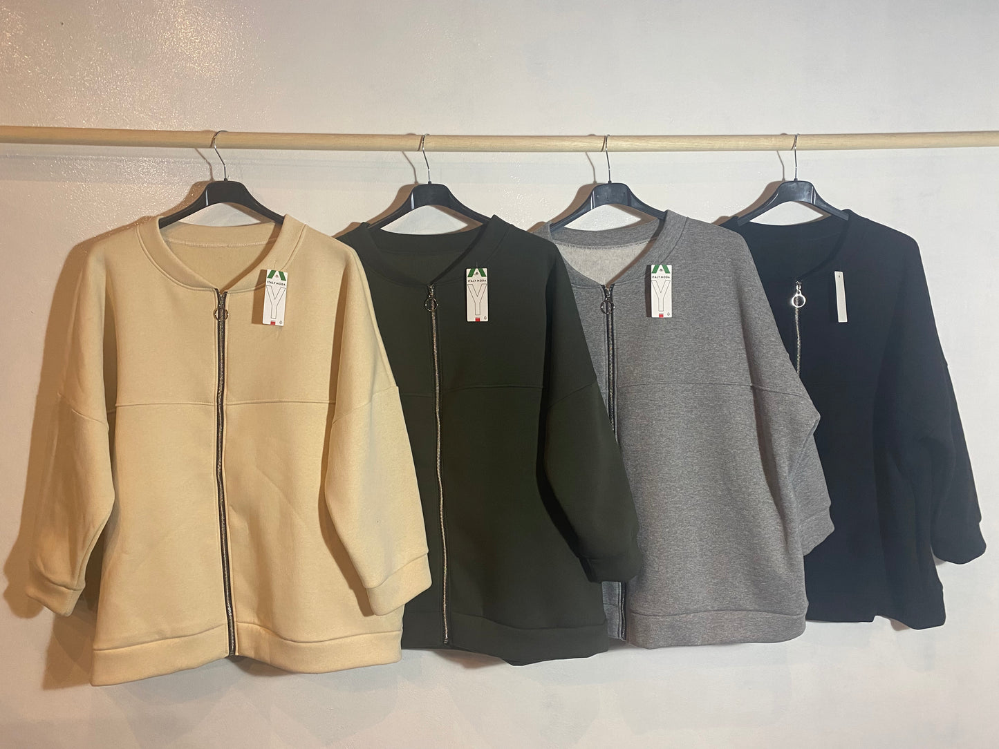 Giacca  tessuto felpato  Tg.3XL