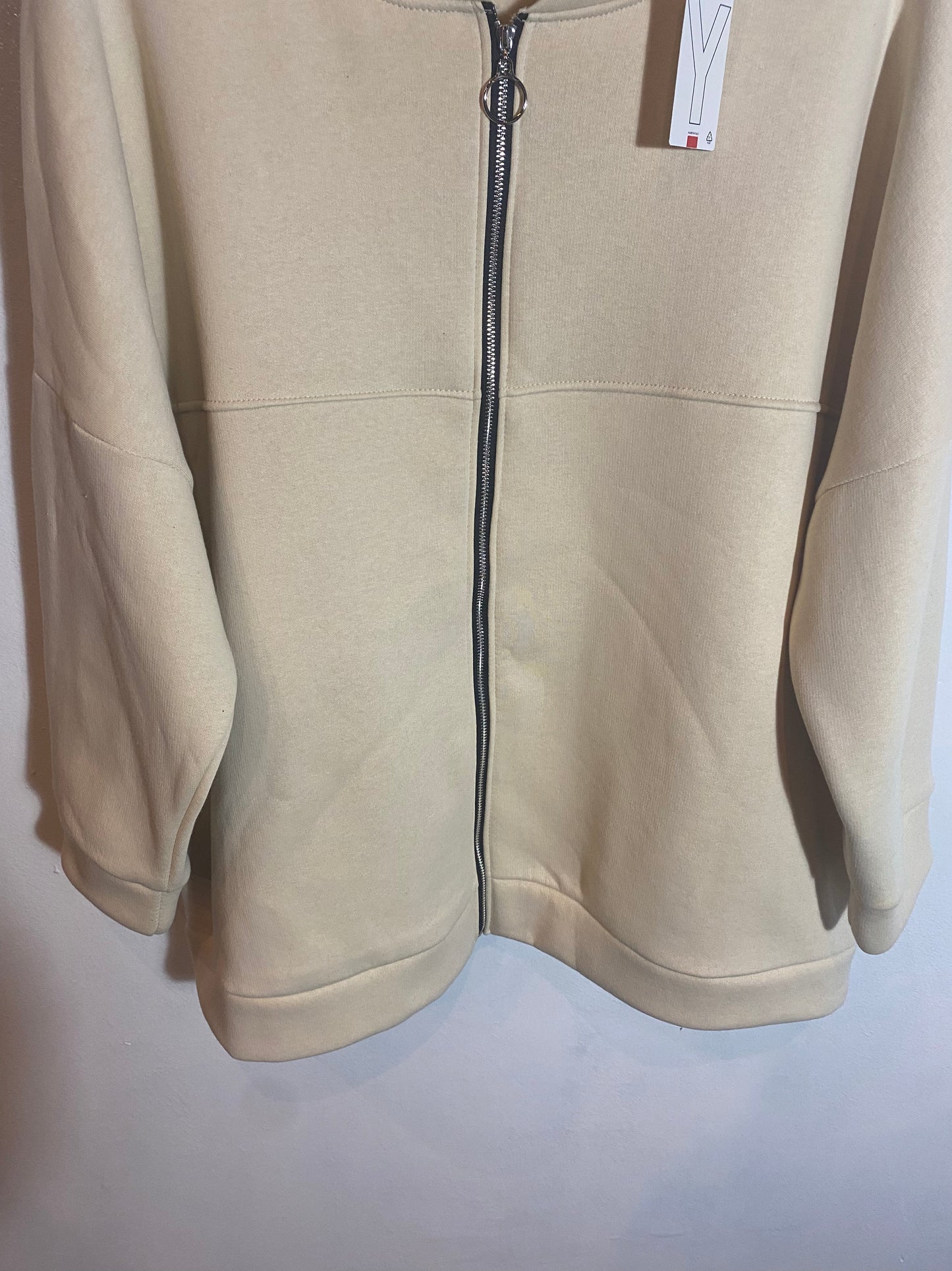 Giacca  tessuto felpato  Tg.3XL