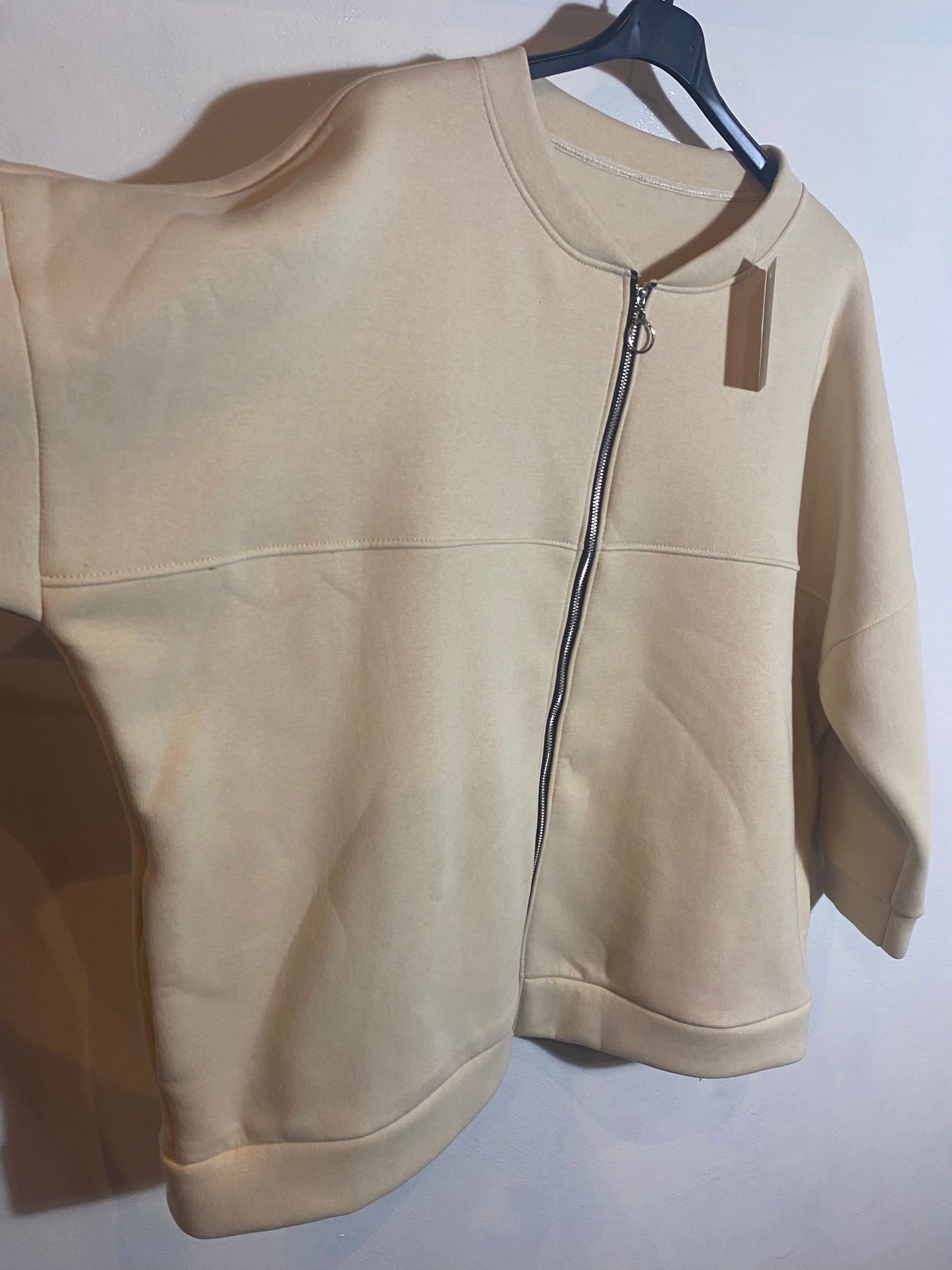Giacca  tessuto felpato  Tg.3XL